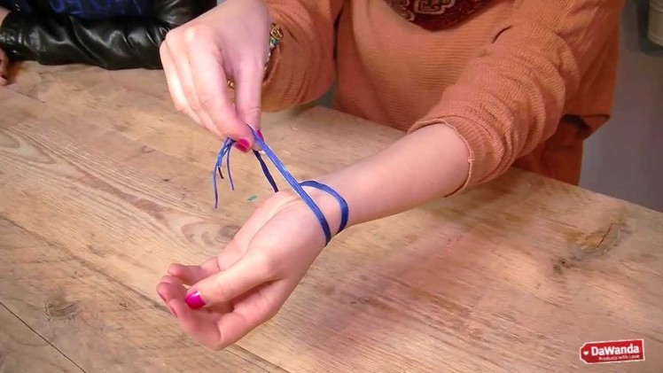 Hex nut bracelet DIY tutorial