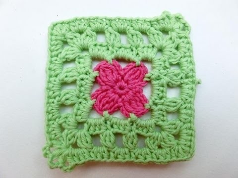 How to Crochet * Granny Square Mille Fiori