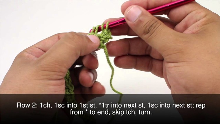 How to Crochet the Aligned Cobble Stitch