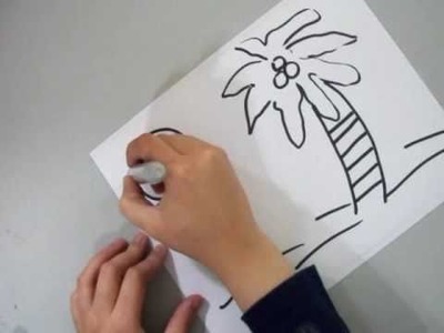 How to draw a coconut tree - EP
