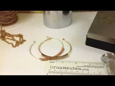 How To Make A Rolo Chain Cuff Bracelet #DIY