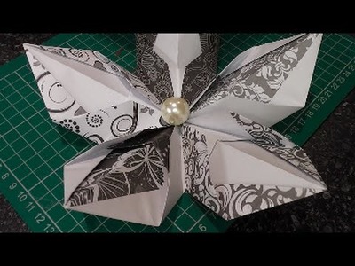 How to make the 5 petal Origami flower