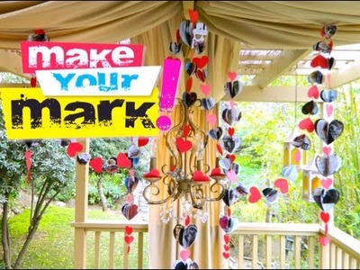 HOW TO: Recycled Valentine's Day Garland DIY