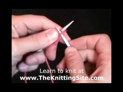 Knitting: Two needle casting on