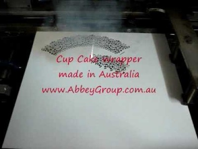 Laser cut Cupcake Wrapper for Decorating