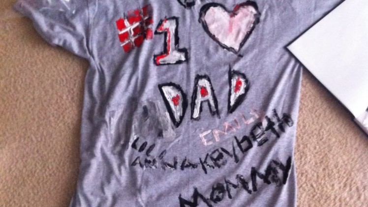 Make a Last-Minute Fathers Day T-shirt - DIY Crafts - Guidecentral