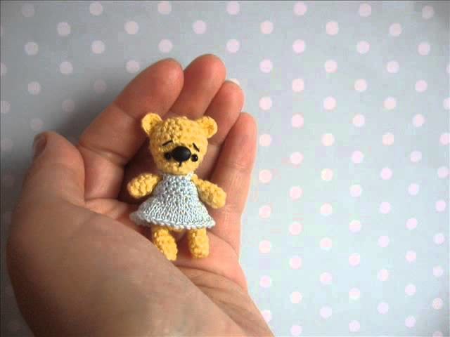 Miniature crochet teddies and other animals by mam-m-mi