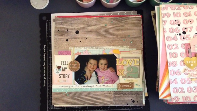 My completed Scrapbooking layouts - 2014