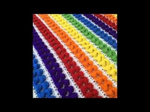 Rainbow Baby Blanket - Crochet Blanket Pattern Presentation