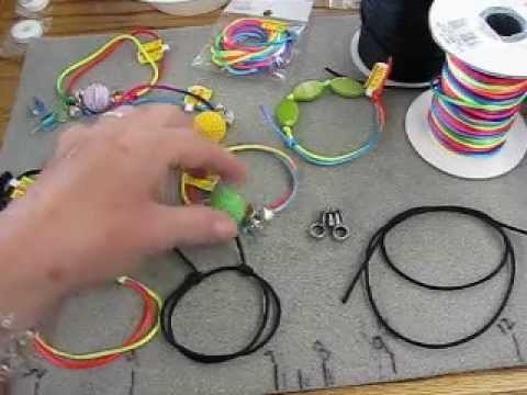 Simple sliding knot for bracelets & anklets