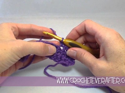 Single Crochet Tutorial #6: Single Crochet In The Front Loop Only