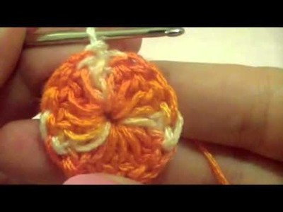 TUTORIAL ANELLO ORECCHINI CERCHIO UNCINETTO(ring and earrings circle crochet tutorial)
