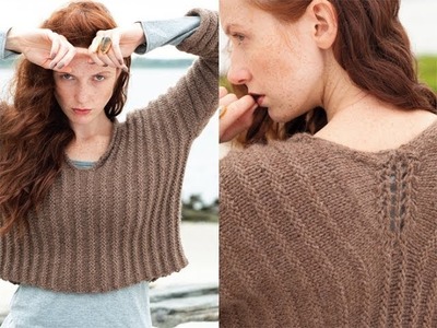 #12 Welted Pullover, Vogue Knitting Holiday 2010