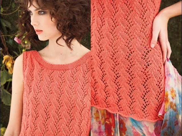 #25 Tie Back Tunic, Vogue Knitting Spring.Summer 2012