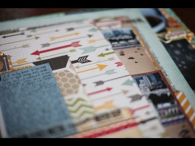 Batch Scrapbooking - 3 pages with the April Best of Both Worlds kit
