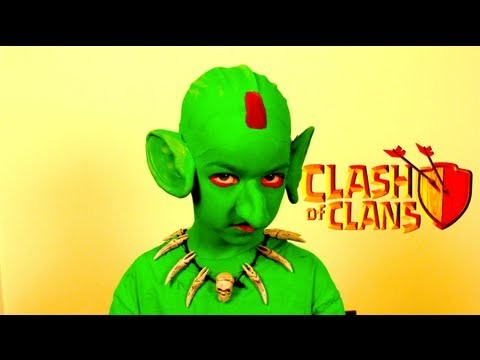 Clash of Clans Goblin Costume Makeup