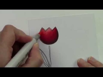 Copic in the Craft Room: Shading with Complementary Colors