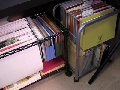 Craft Room Solutions - Paper Storage