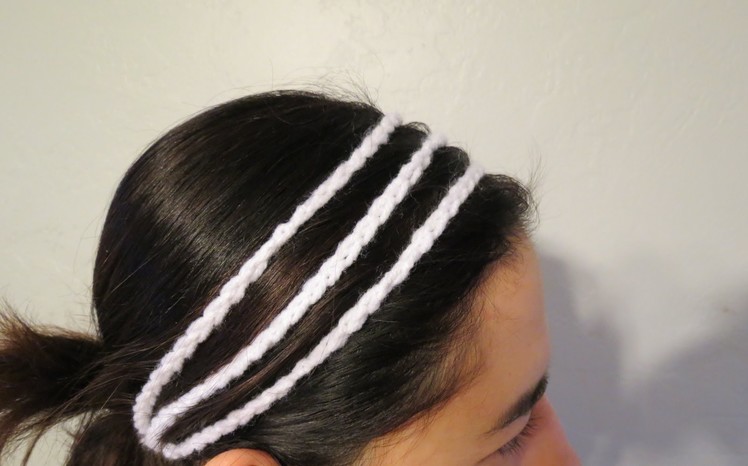 Crochet 3 Strand Headband.