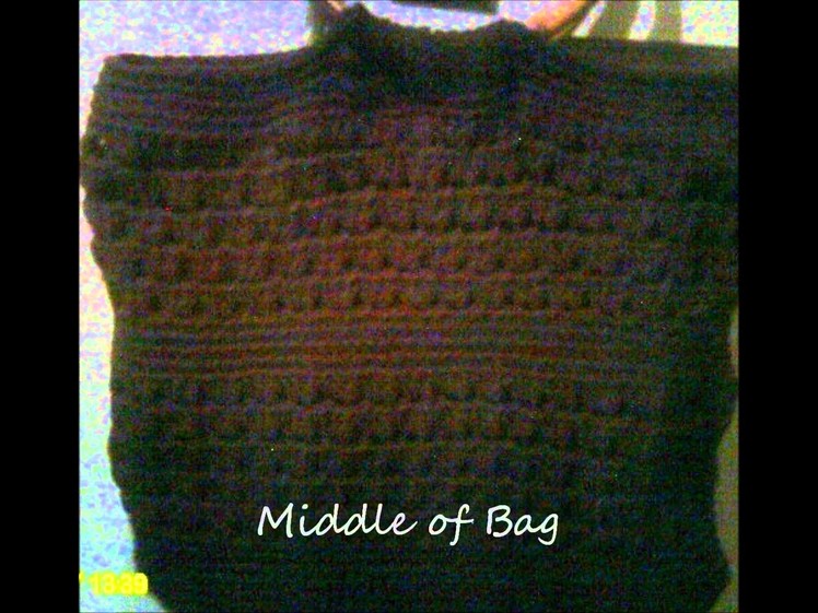 Crochet Beach Bag with lining