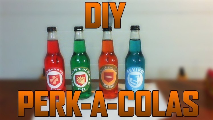 DIY Black Ops 2 Perk-a-Cola Tutorial!