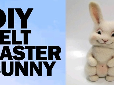 DIY Felt Easter Bunny - Man Vs. Pin - Pinterest Project #52