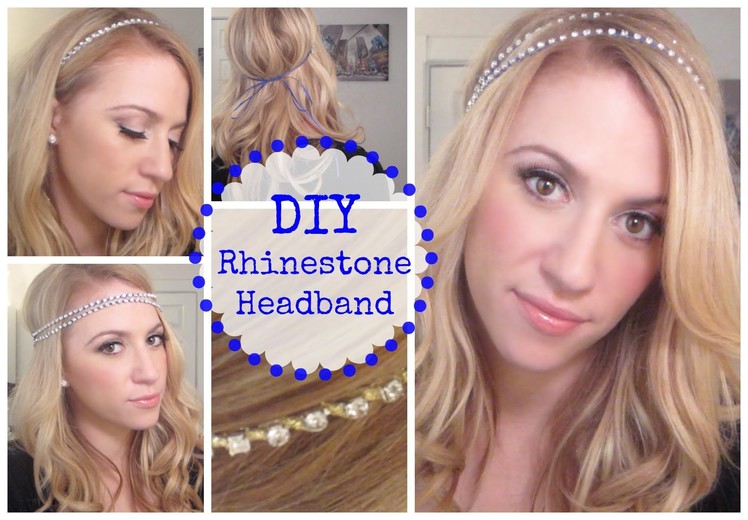 DIY Rhinestone Headband!