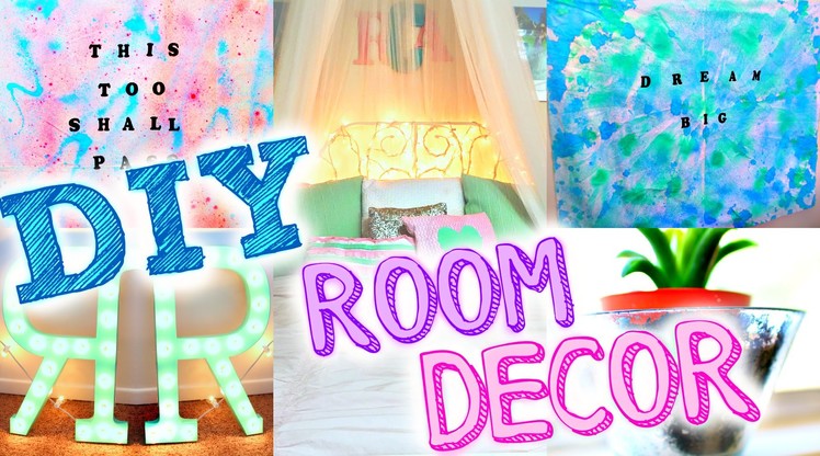 DIY ROOM DECOR | Popular Tumblr Inspired Decor! Easy + Cheap!