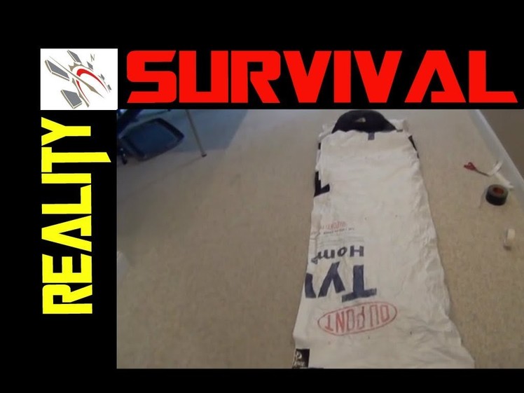 DIY Survival Gear -Tyvek Sleeping Bag Bivy