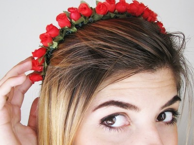 DIY: Tutorial coroa de flores