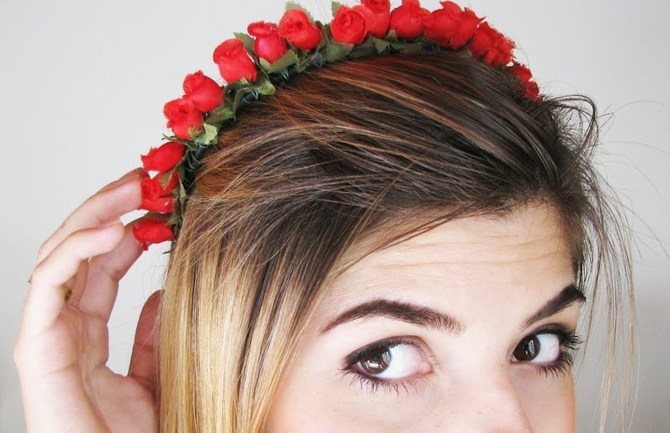 DIY: Tutorial coroa de flores