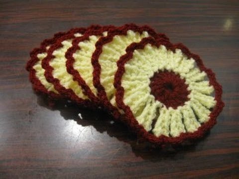 Flower Coaster Crochet Tutorial