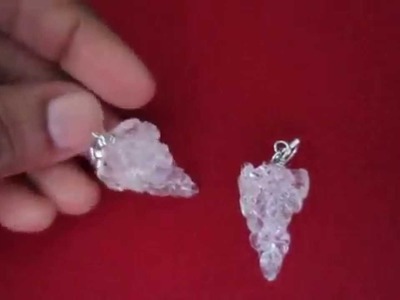 Handmade Jewelry - Hot Glue Grape Earrings