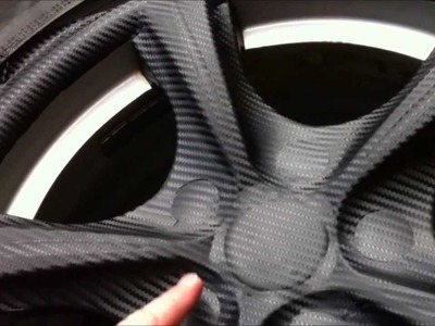 How to Carbon Fiber Vinyl your wheels!!!  DIY for Cheap n Easy