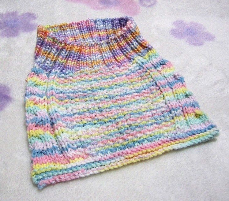 How to Knit Cable Stay-On Baby Bib Part - 2