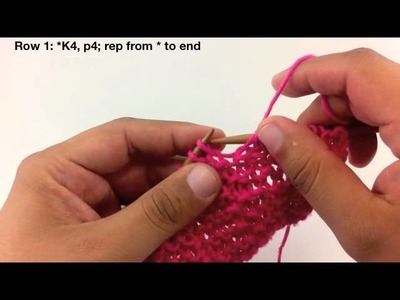How to Knit the Garter Rib Stitch
