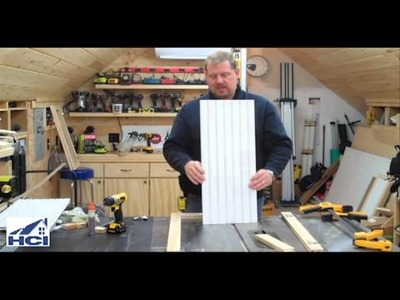 How To Make Shaker Style Cabinet Doors with Beadboard Panels