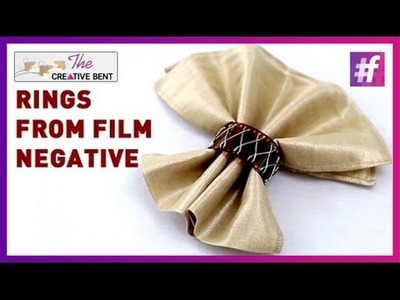How To Make Your Own Napkin Rings from Film Negative | DIY | Live Creative