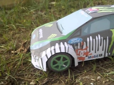 Ken block papercraft