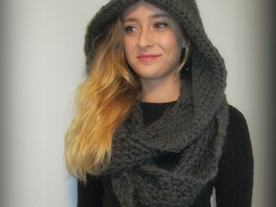 Knitted Hooded Cowl - Oversized and Slouchy