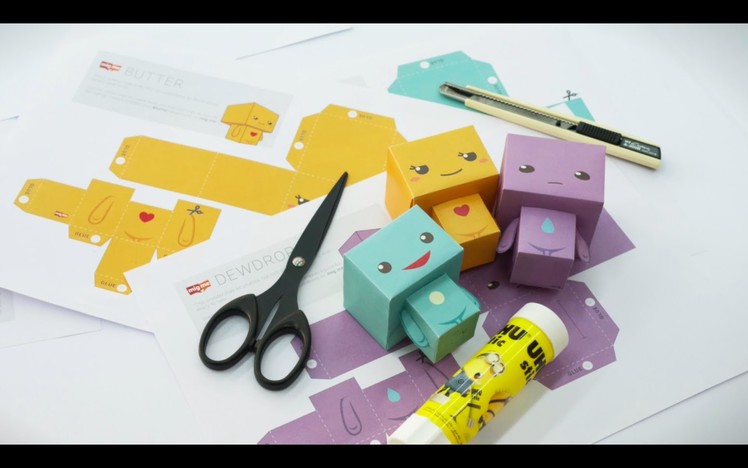 Making of Midori 3D Paper-craft