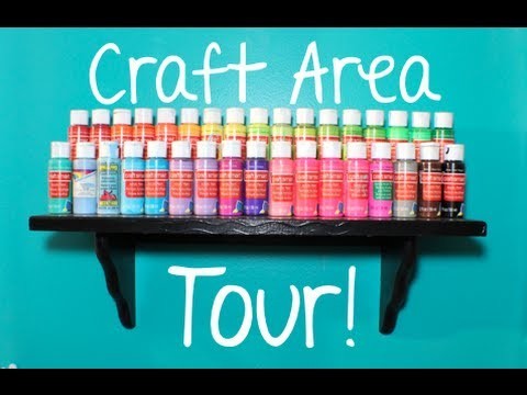 NEW Craft Area Tour!!