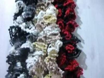 New Net Scarf Yarn Video 2 - Scarves Complete