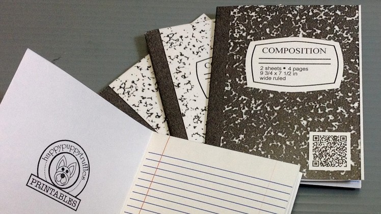 Print Your Own Origami Composition Notebook