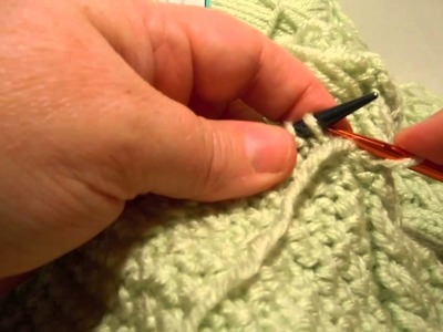 Re-knitting Unravelled Rows in Knitted Item, to Correct Mistake