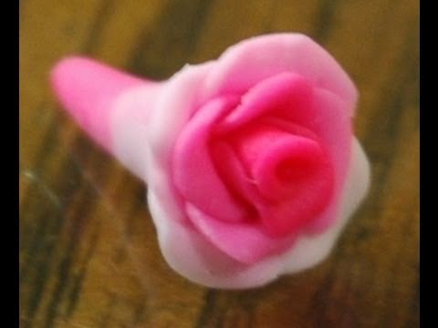 Rose How to Make in Polymer Clay by Garden of Imagination