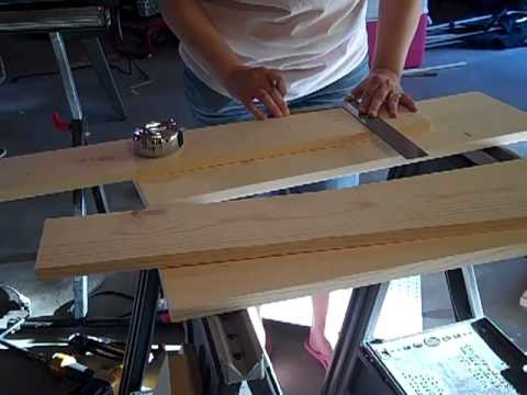 Scrapbook craft room shelf how to build  part 1