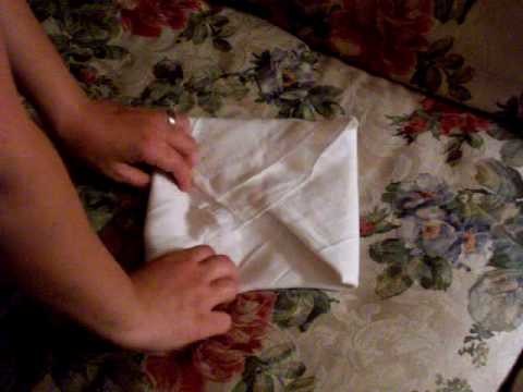 The V Fold - Folding Flats. Flat Diapers