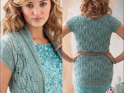 #28 Lace Cardi, Vogue Knitting Spring.Summer 2011