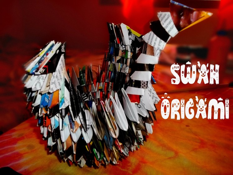 3D Swan Origami
